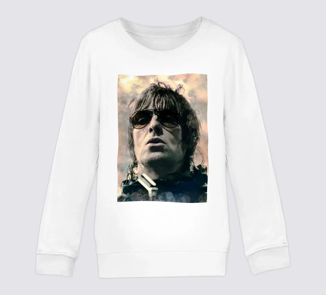 Liam Gallagher portrait felpa bambino da Lembayung art