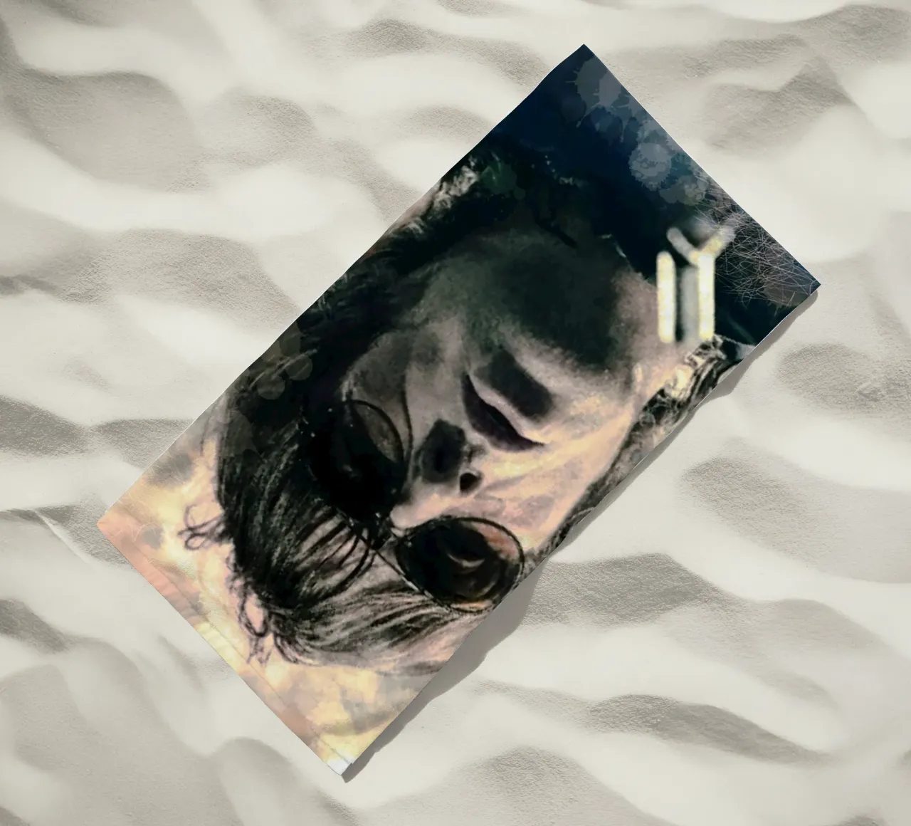 Liam Gallagher portrait telo mare da Lembayung art