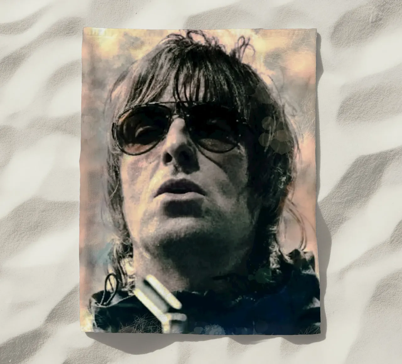 Liam Gallagher portrait telo mare da Lembayung art