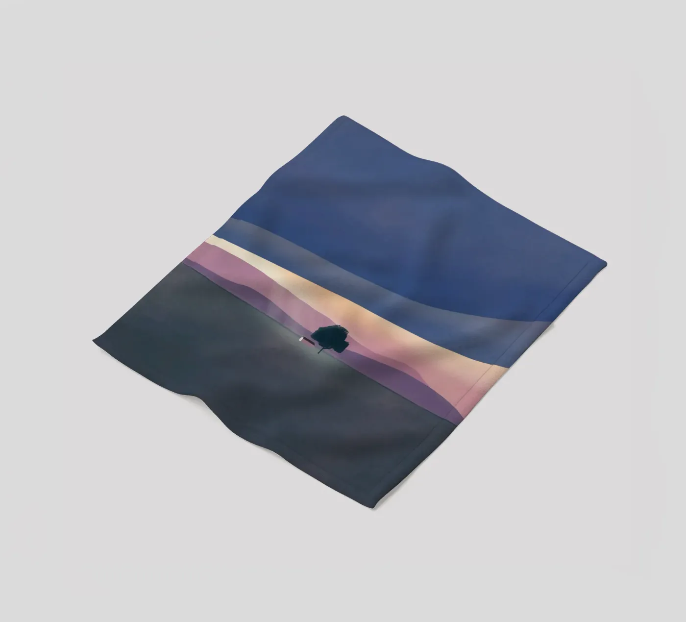 Silver lining Fleecedecke von Little Dean