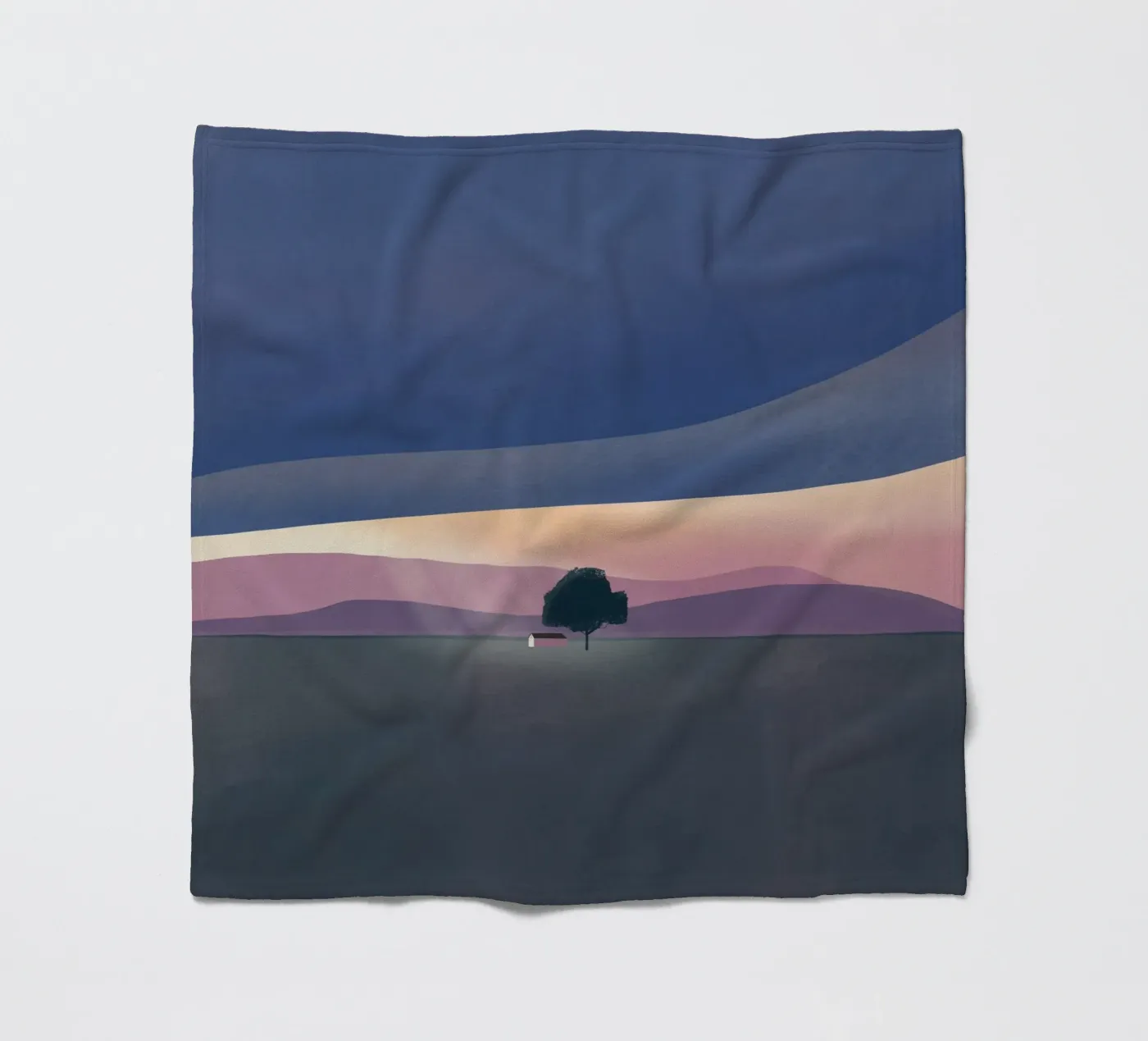 Silver lining Fleecedecke von Little Dean