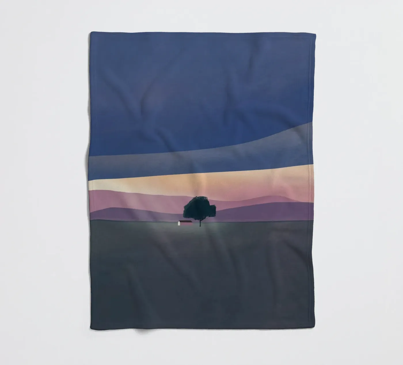 Silver lining Fleecedecke von Little Dean