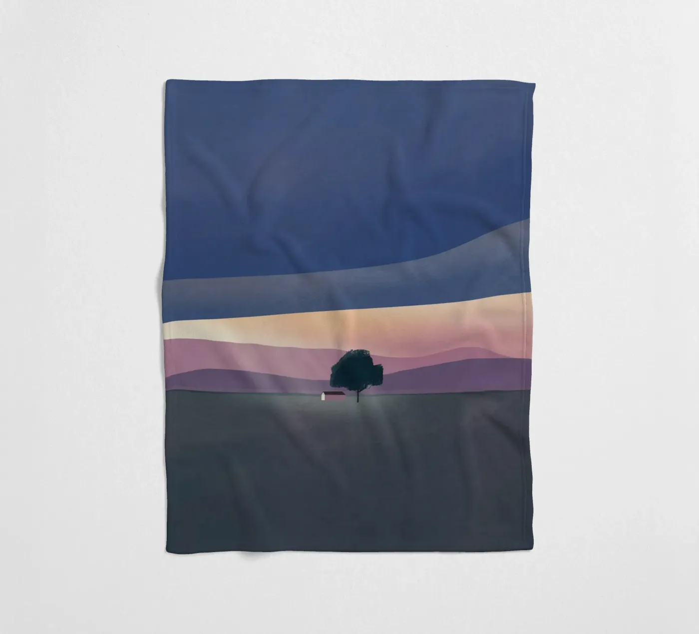 Silver lining Fleecedecke von Little Dean