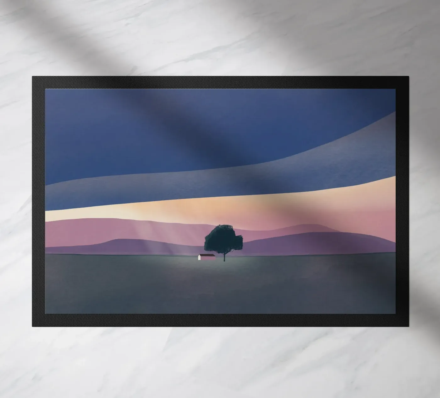 Silver lining doormat by Little Dean