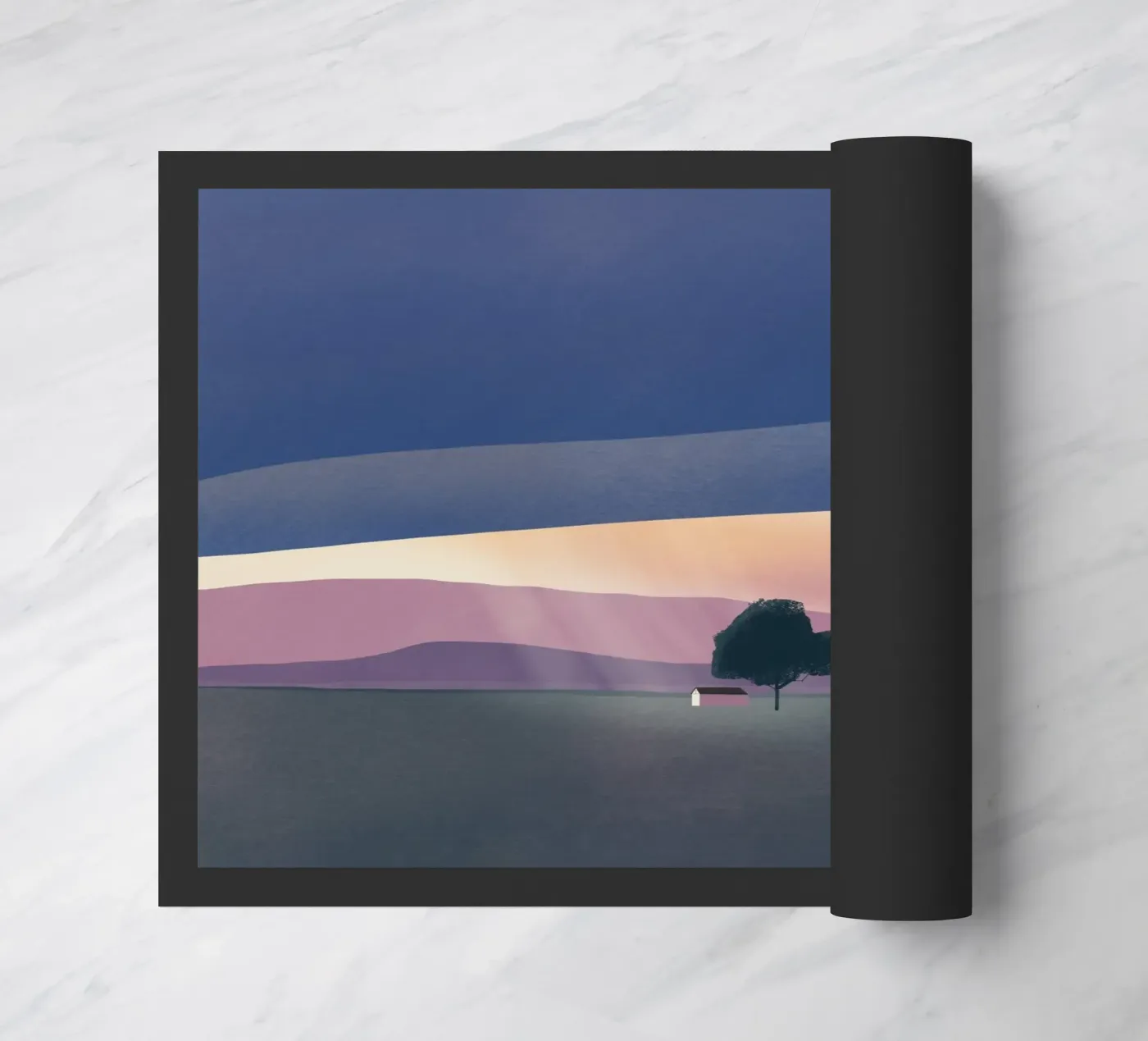 Silver lining doormat by Little Dean