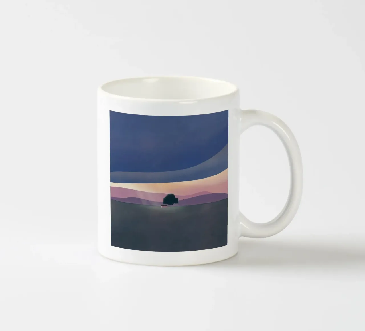 Fodera d'argento tazza in ceramica da Little Dean