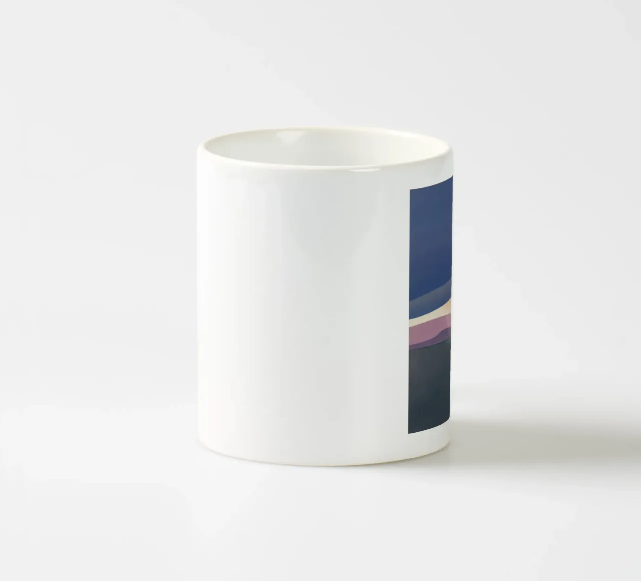 Fodera d'argento tazza in ceramica da Little Dean