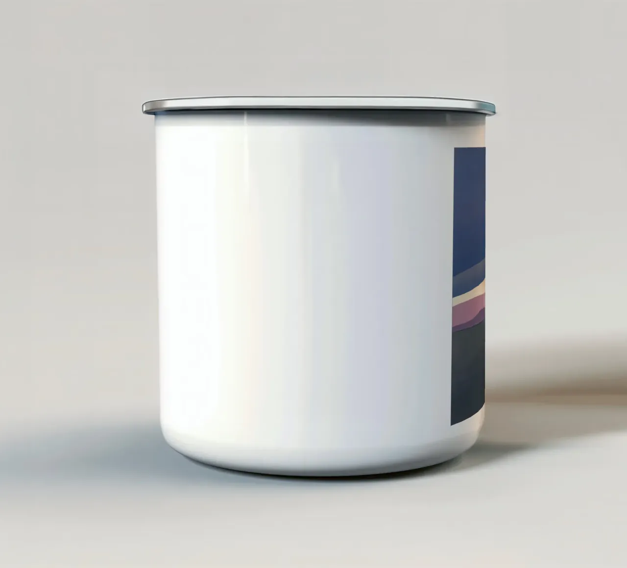 Fodera d'argento tazza in smalto da Little Dean