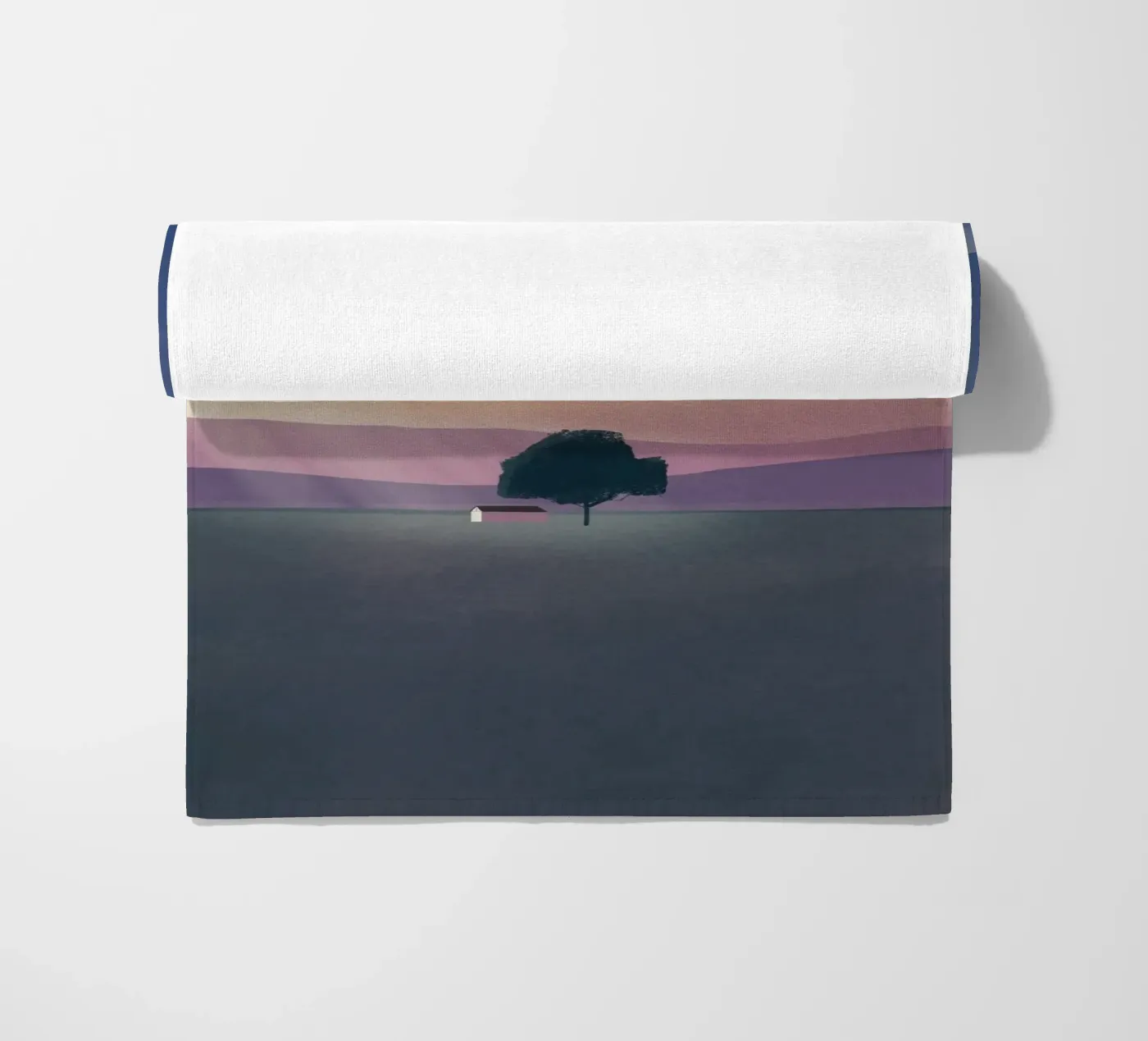 Silver lining beach towel by Little Dean