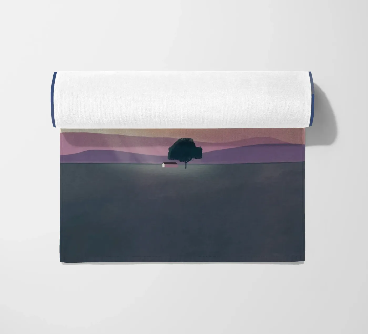 Silver lining beach towel by Little Dean