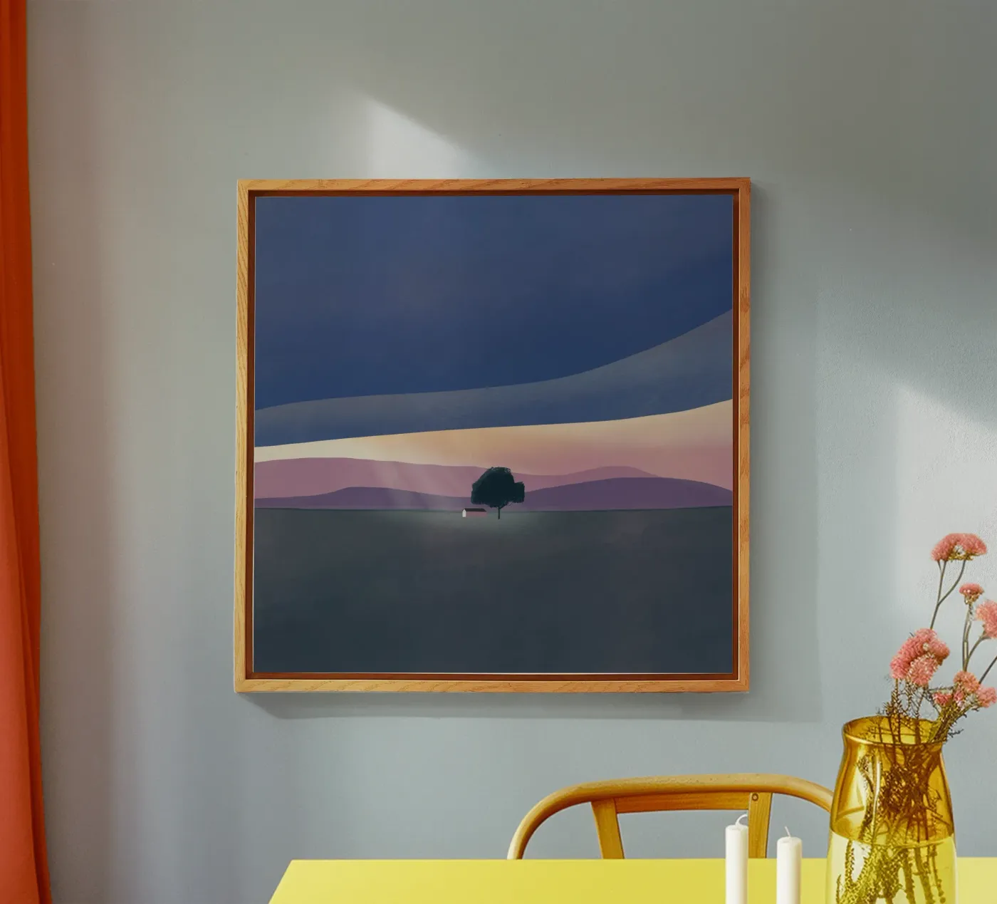 Silver lining Acryl-Glas von Little Dean