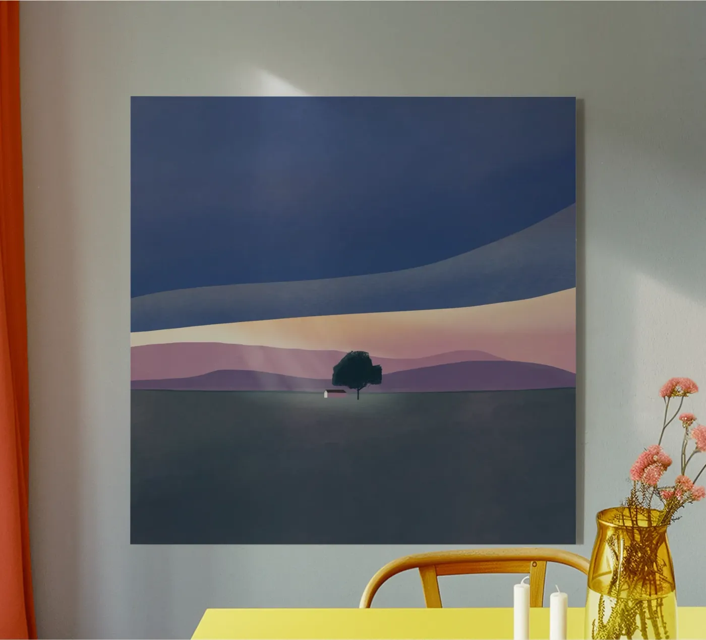 Silver lining Acryl-Glas von Little Dean