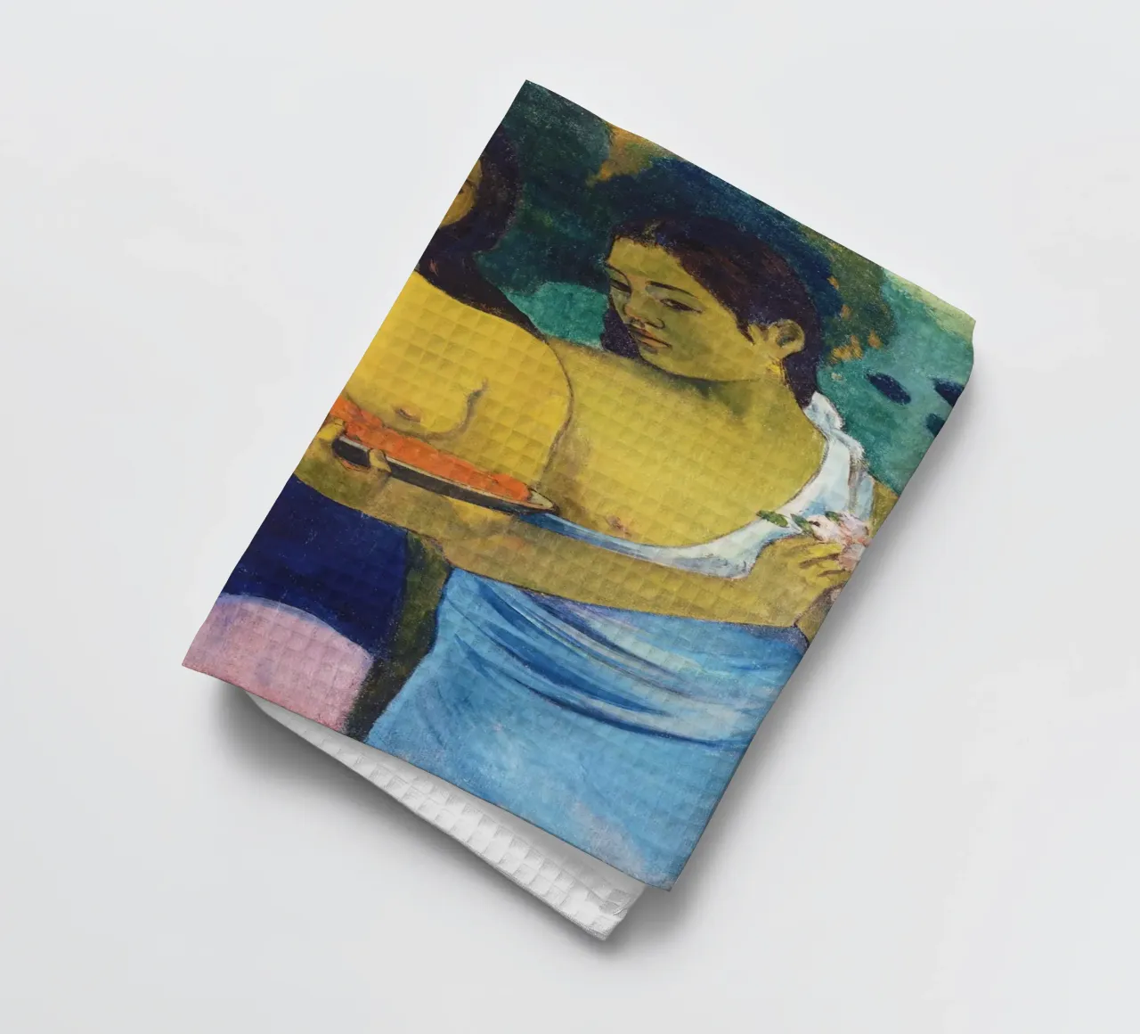 Due donne tahitiane (1899) di Paul Gauguin canovaccio da cucina da Venus Art