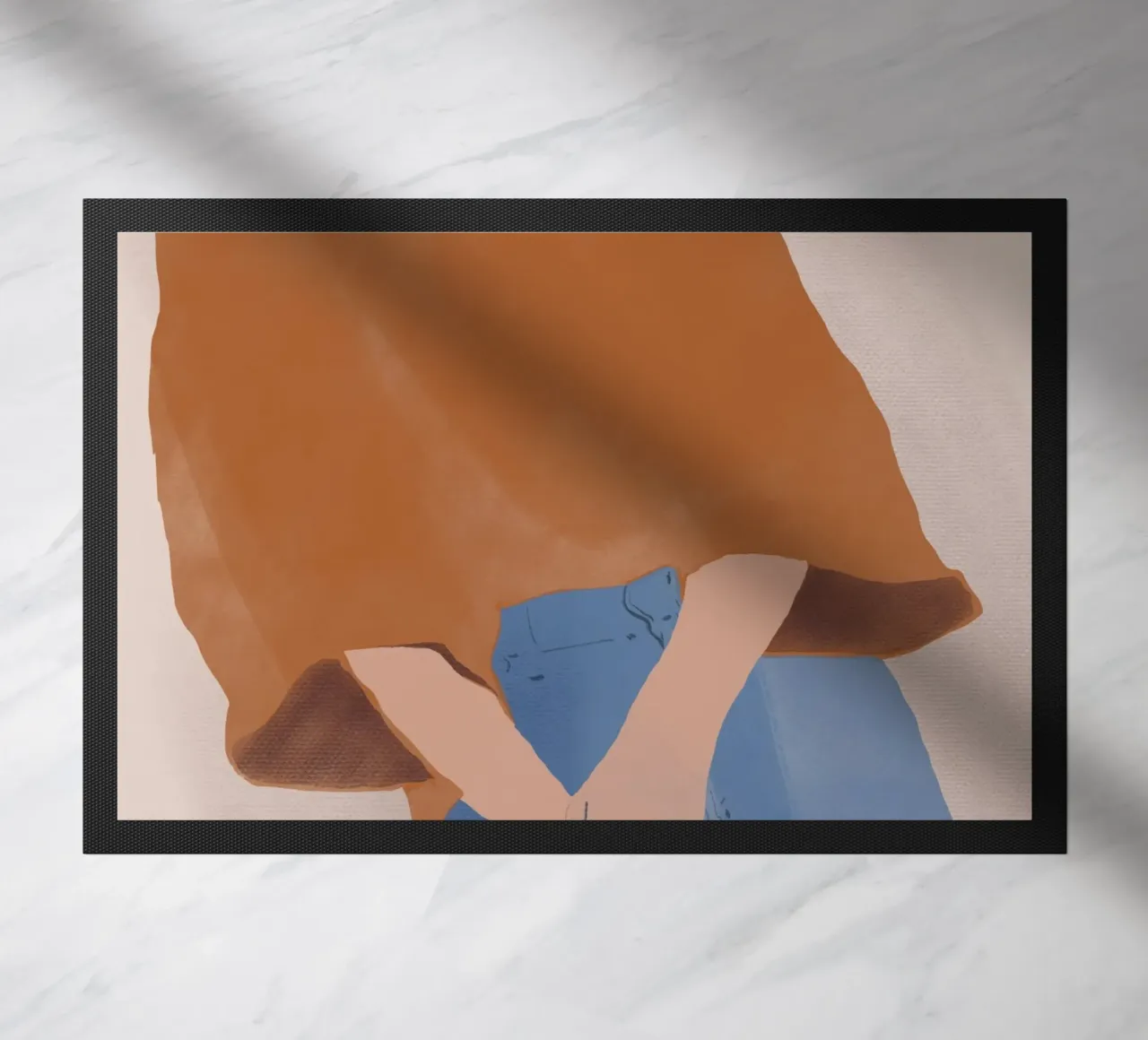 Modefiguur 20 deurmat van Little Dean