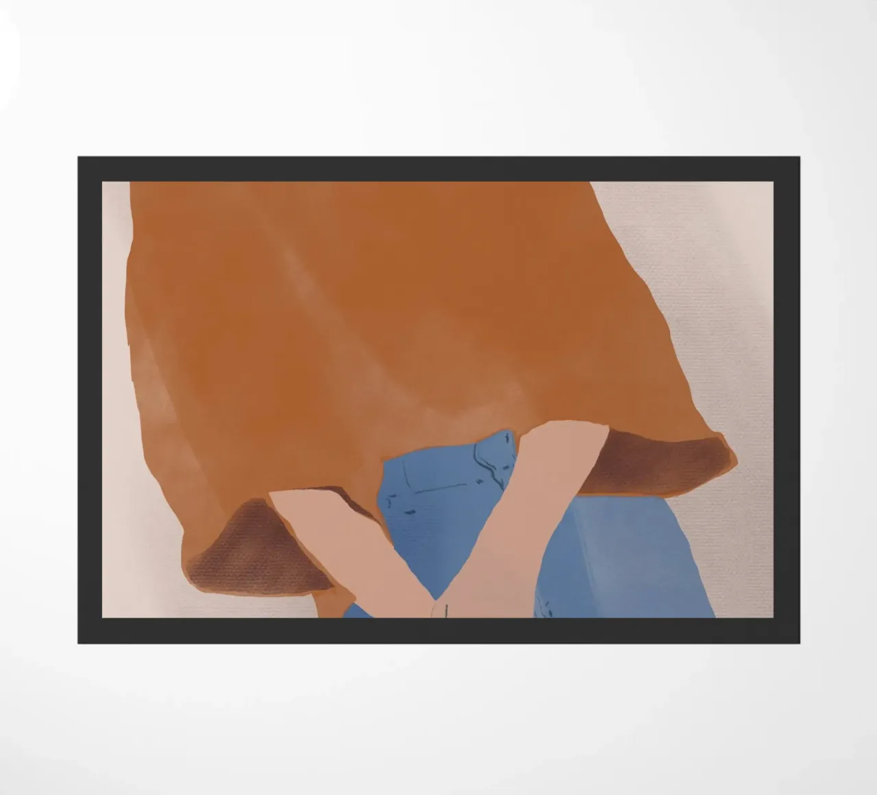 Modefiguur 20 deurmat van Little Dean