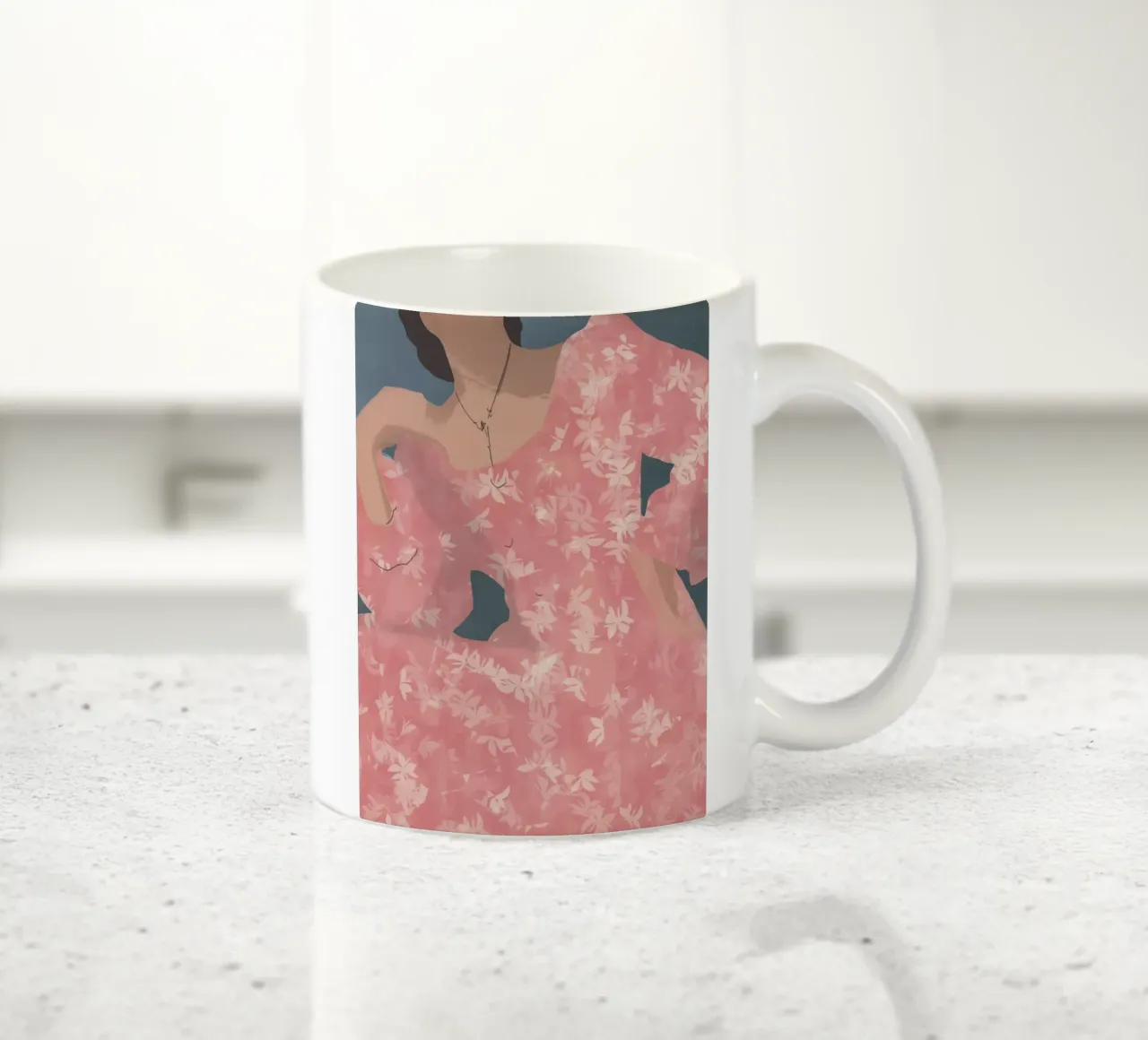 Moda figura 21 tazza in ceramica da Little Dean