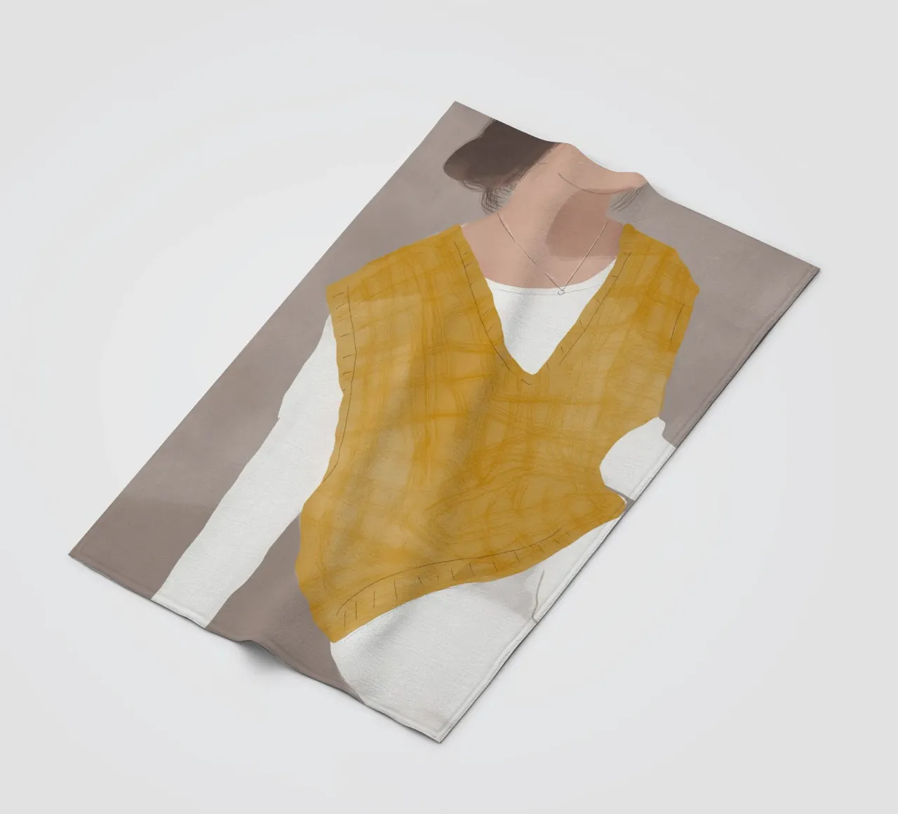 Moda figura 22 coperta in pile da Little Dean