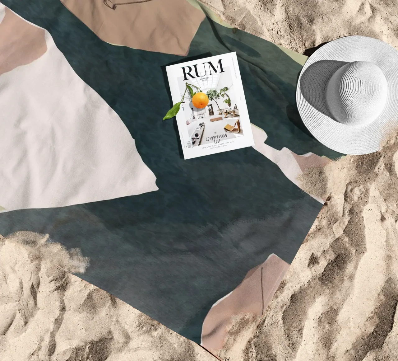 Fashion figure 23 beach towel by Little Dean