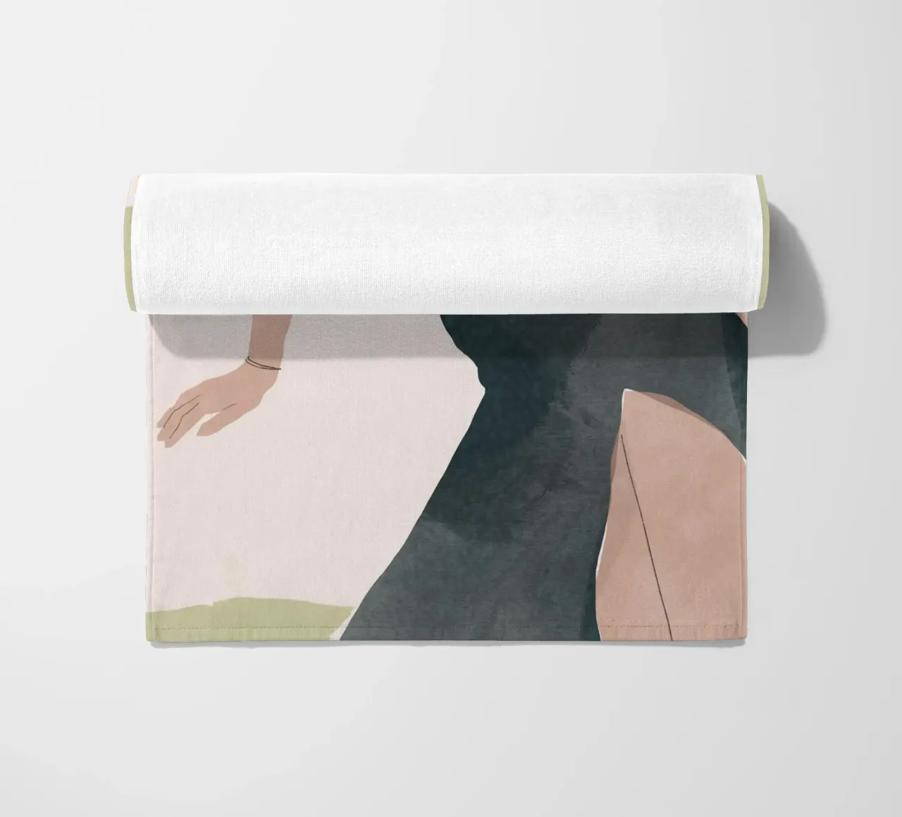 Fashion figure 23 beach towel by Little Dean