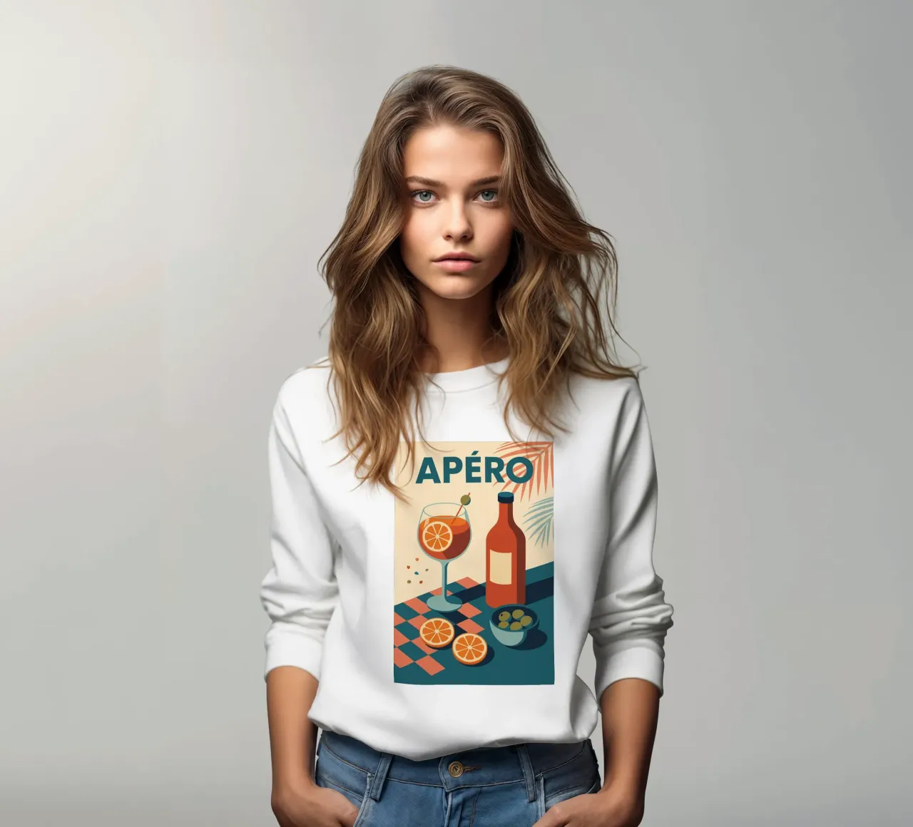 Apéro - L'ora sacra del piacere francese felpa da Boissons - Affiches & posters - Retro