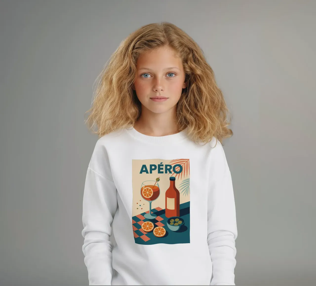 Apéro - L'ora sacra del piacere francese felpa bambino da Boissons - Affiches & posters - Retro