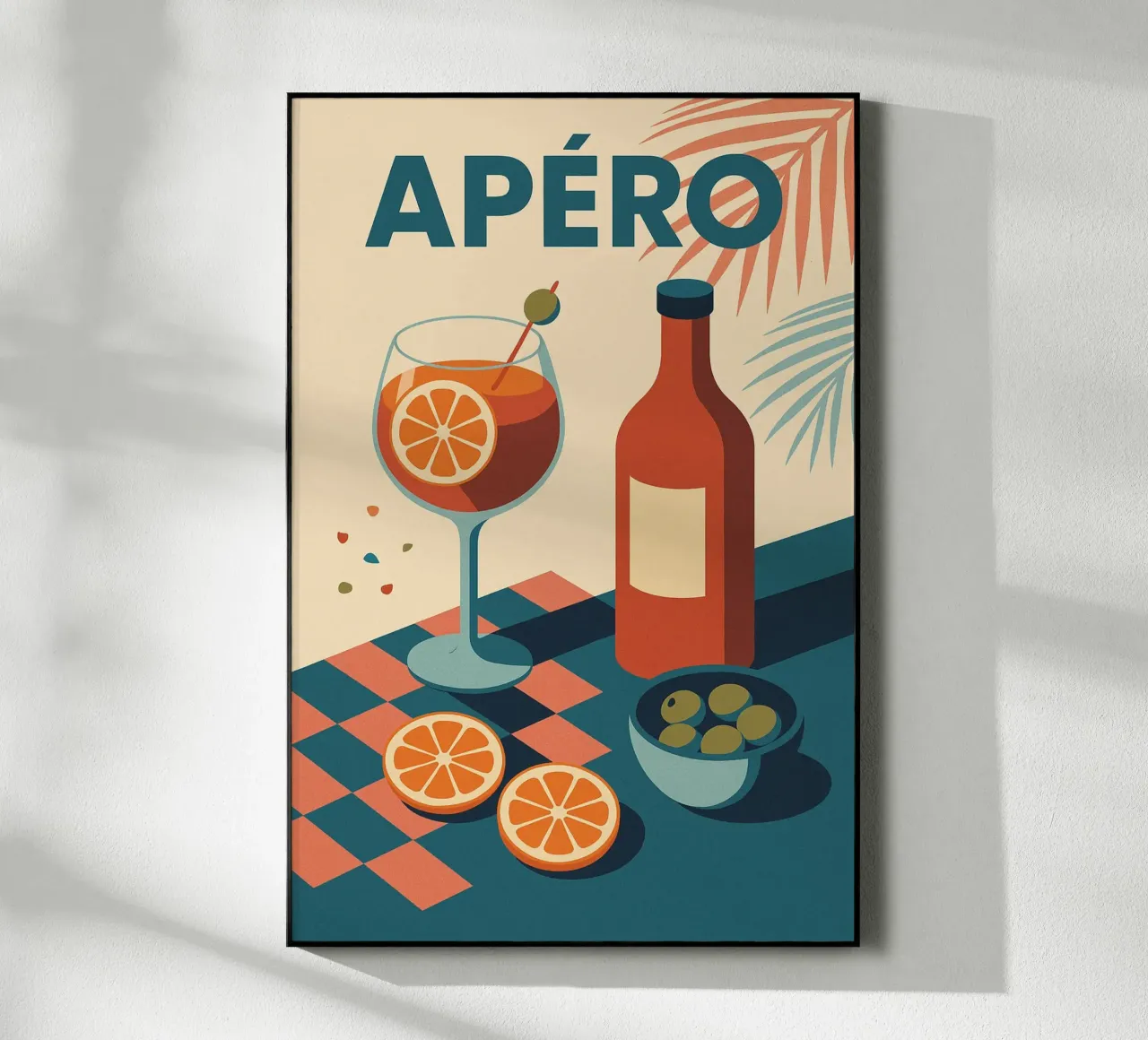 Apéro - L'ora sacra del piacere francese plexiglass da Boissons - Affiches & posters - Retro