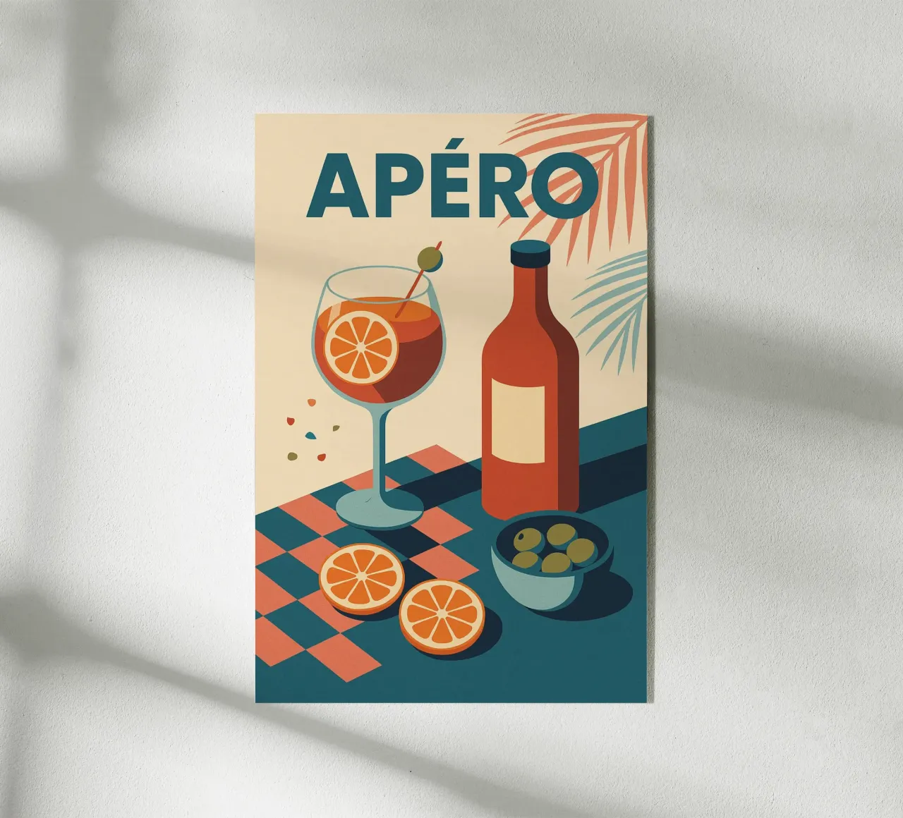 Apéro - L'ora sacra del piacere francese plexiglass da Boissons - Affiches & posters - Retro