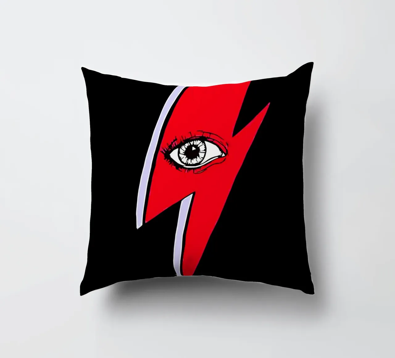 Occhio di David Bowie Arte cuscino da music soul
