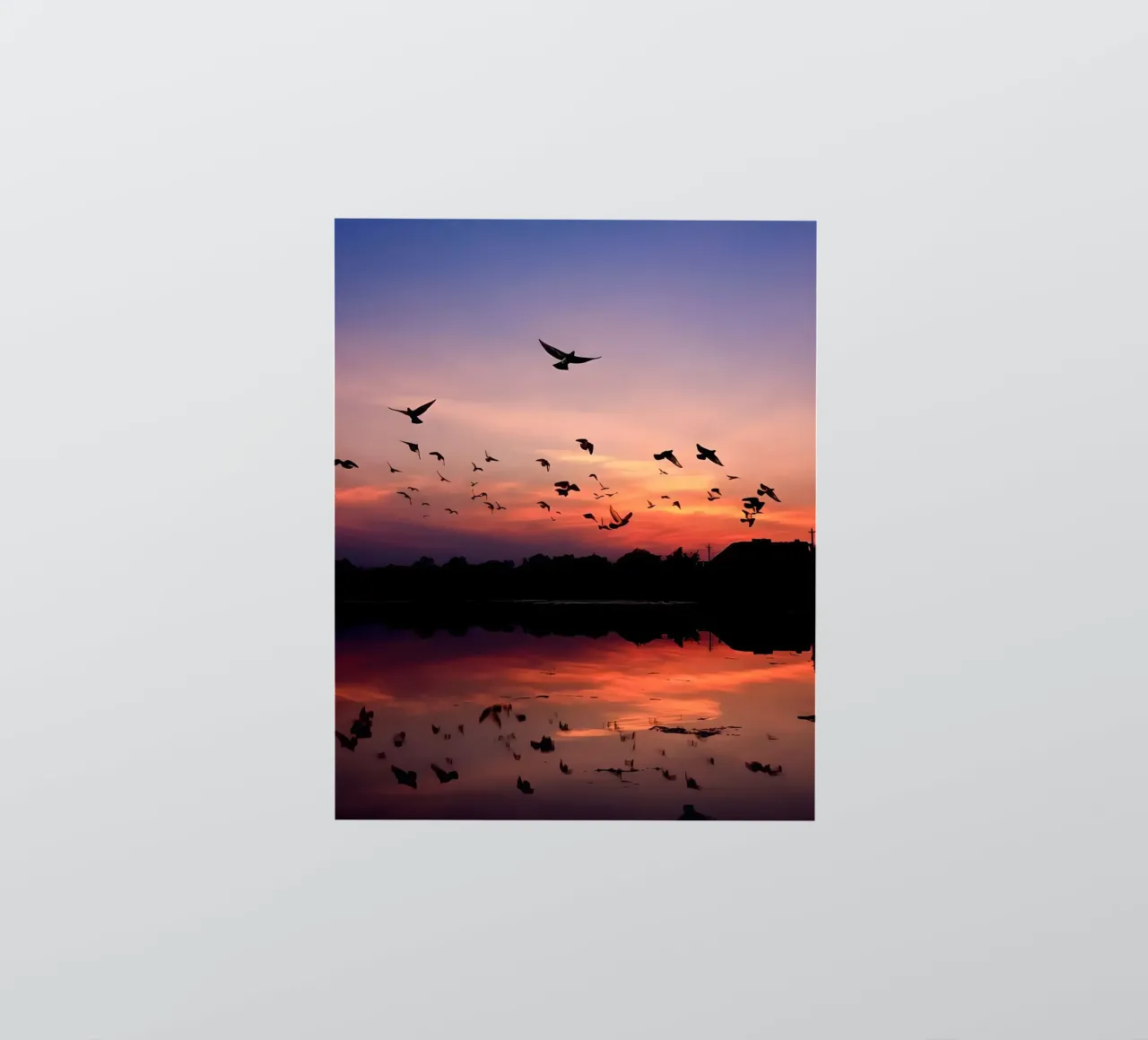 Reflections of Dusk sticker by luxi&lace