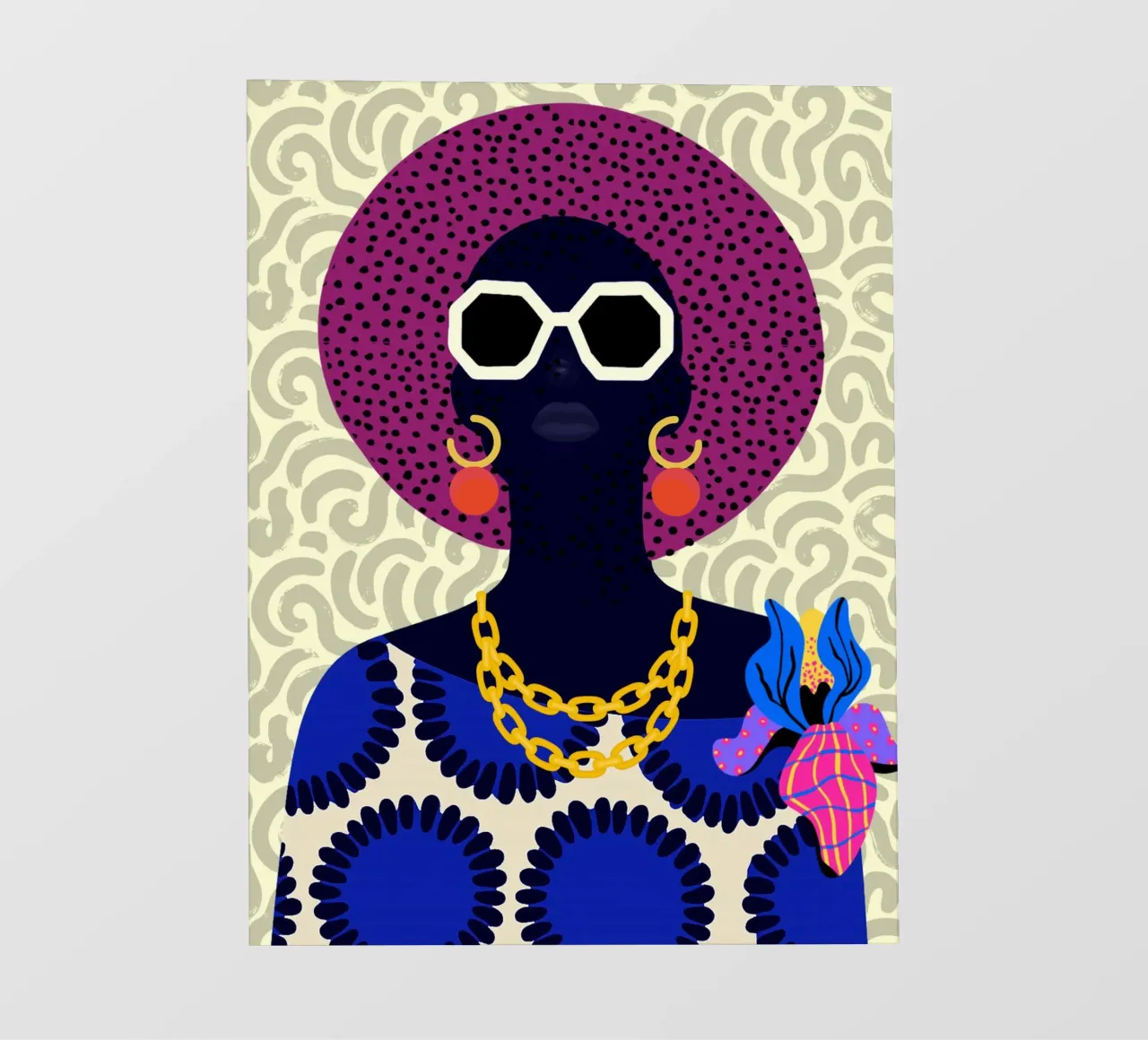 Regina di adesso telo in pvc da Taika Tori Art