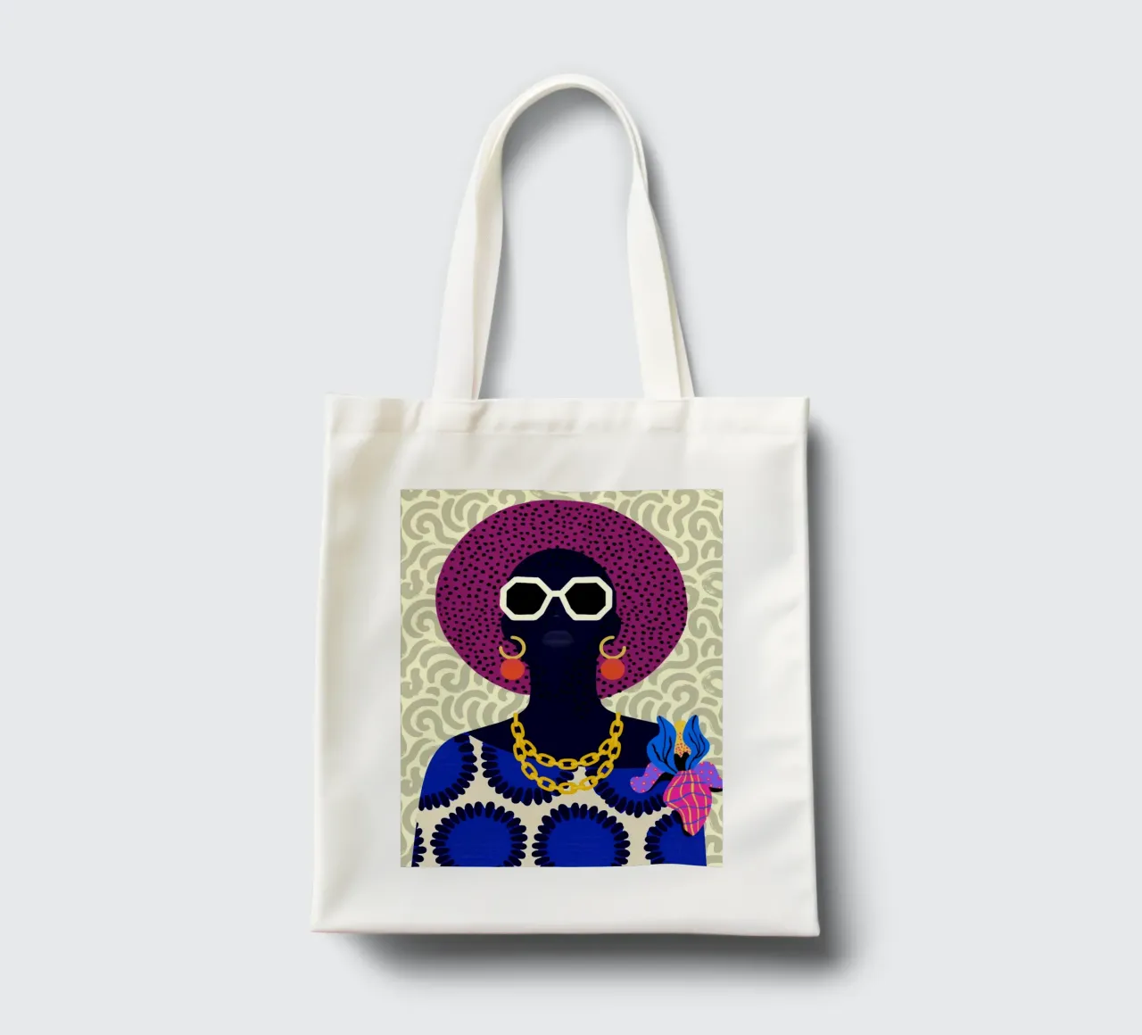 Queen of Now tote bag by Taika Tori Art
