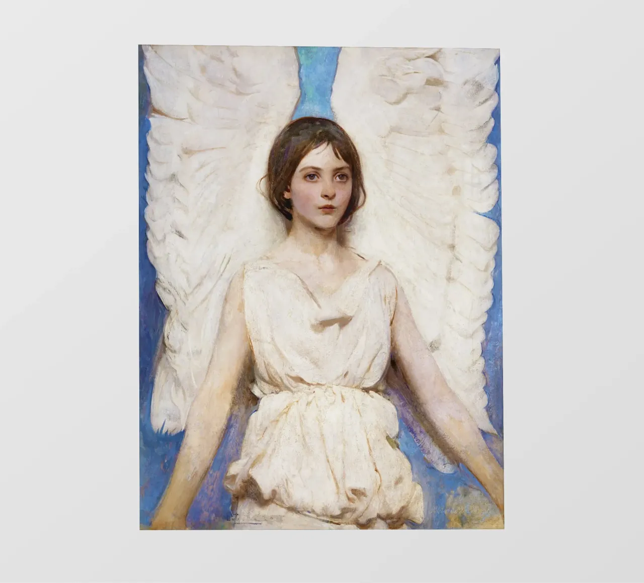 Angelo (1887) di Abbott Handerson Thayer pellicola backlit da Venus Art