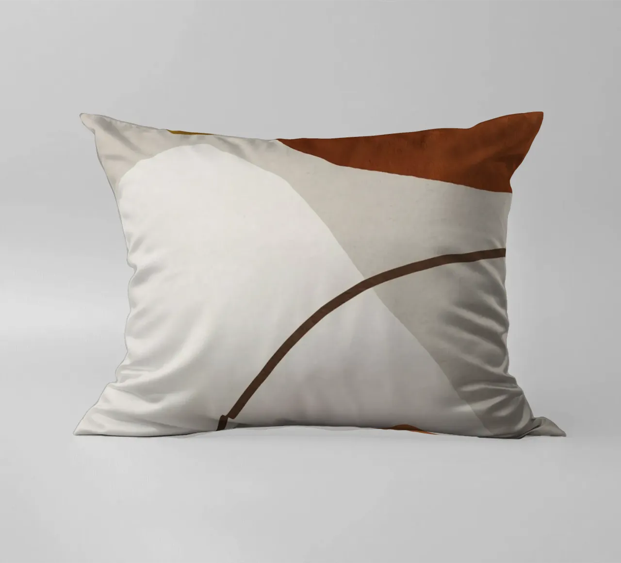 minimalist abstract boho illustration cuscino da vintageshop