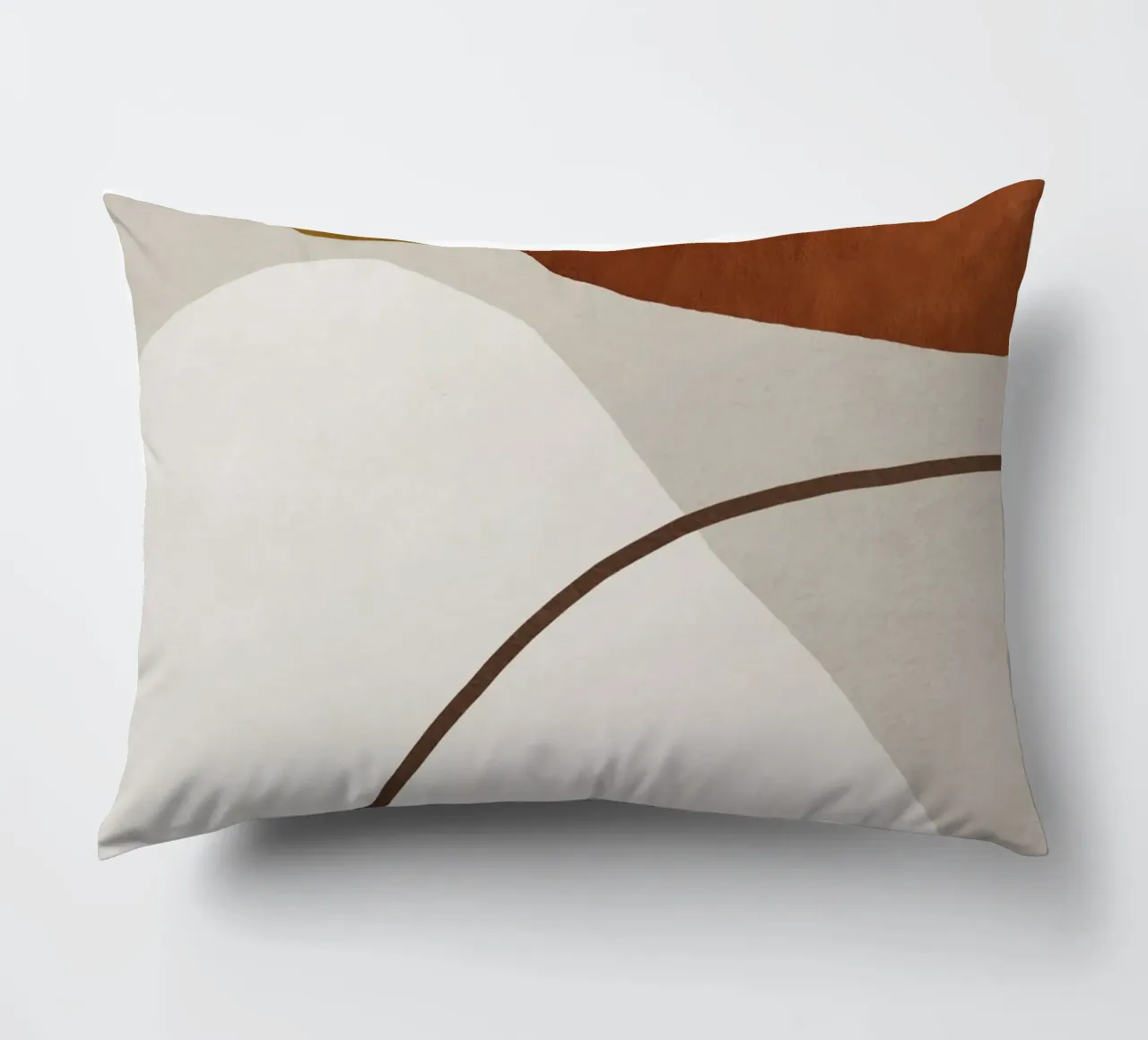 minimalist abstract boho illustration cuscino da vintageshop