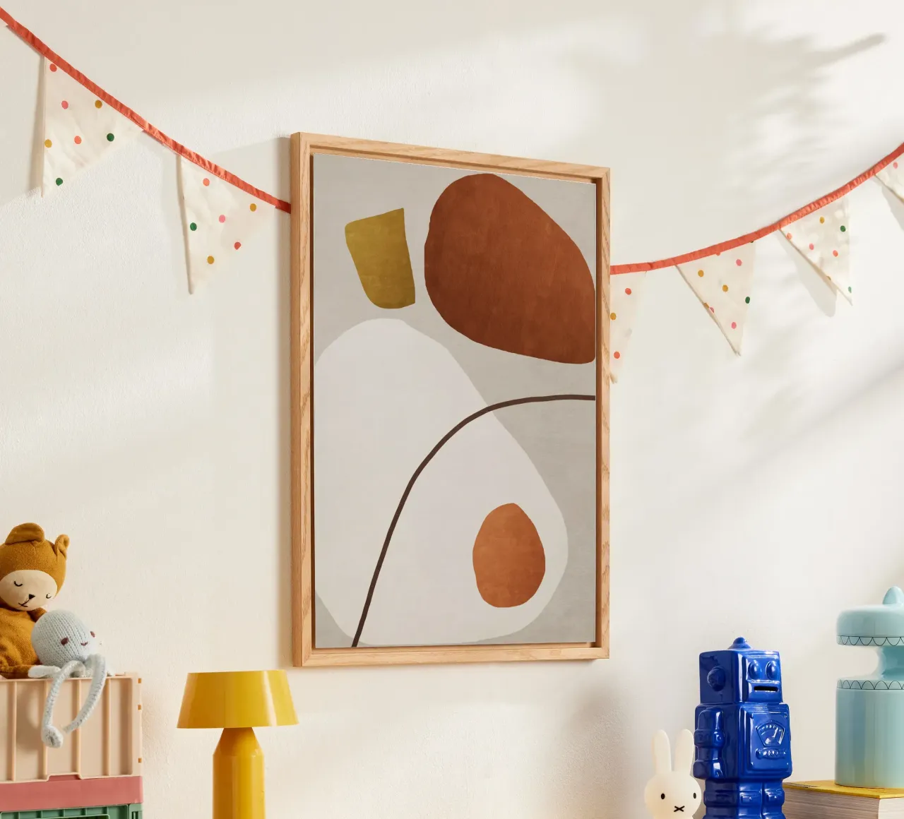 minimalist abstract boho illustration plexiglass da vintageshop