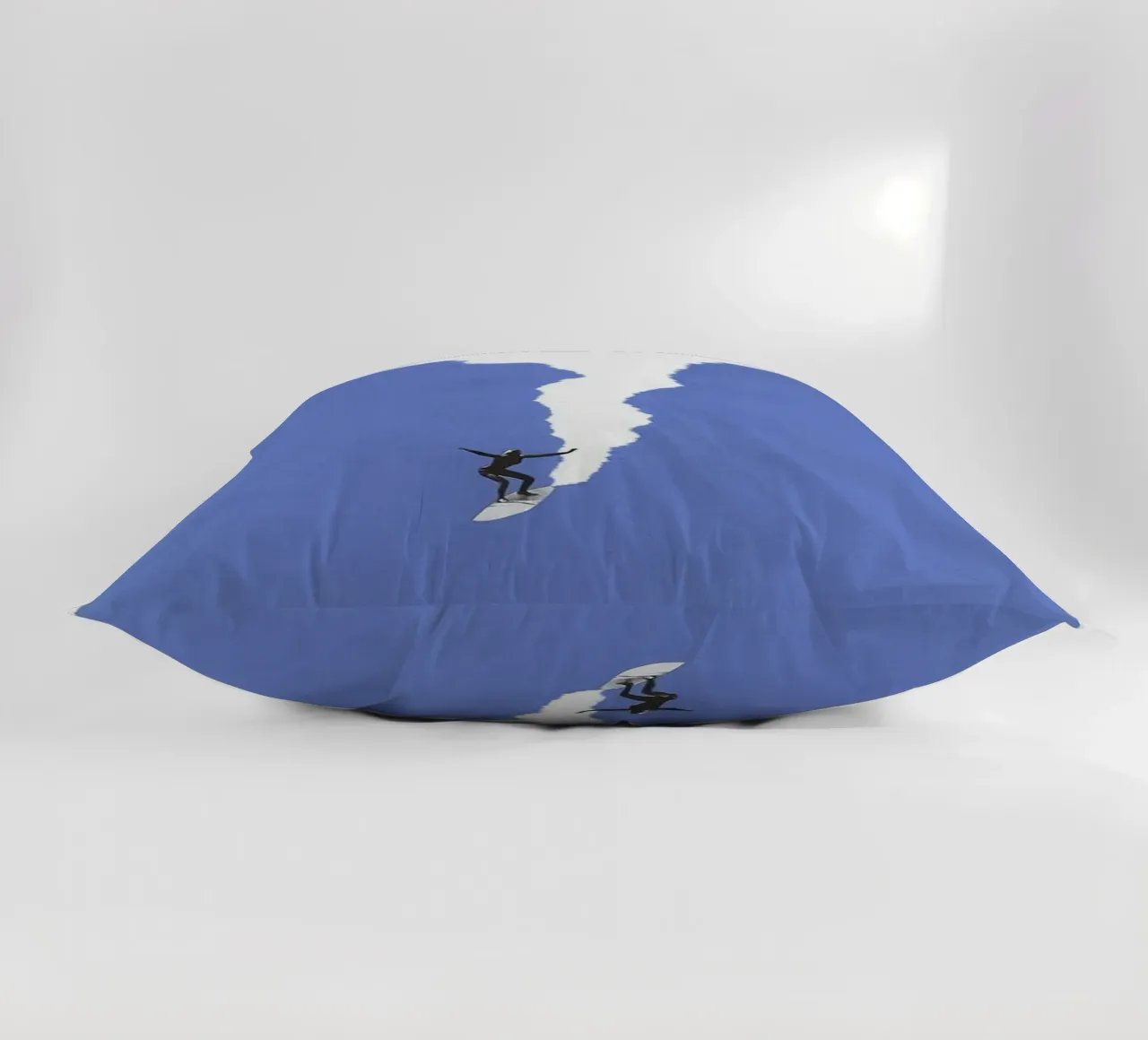 i Love Surfing decorative cushion by cosmos studio