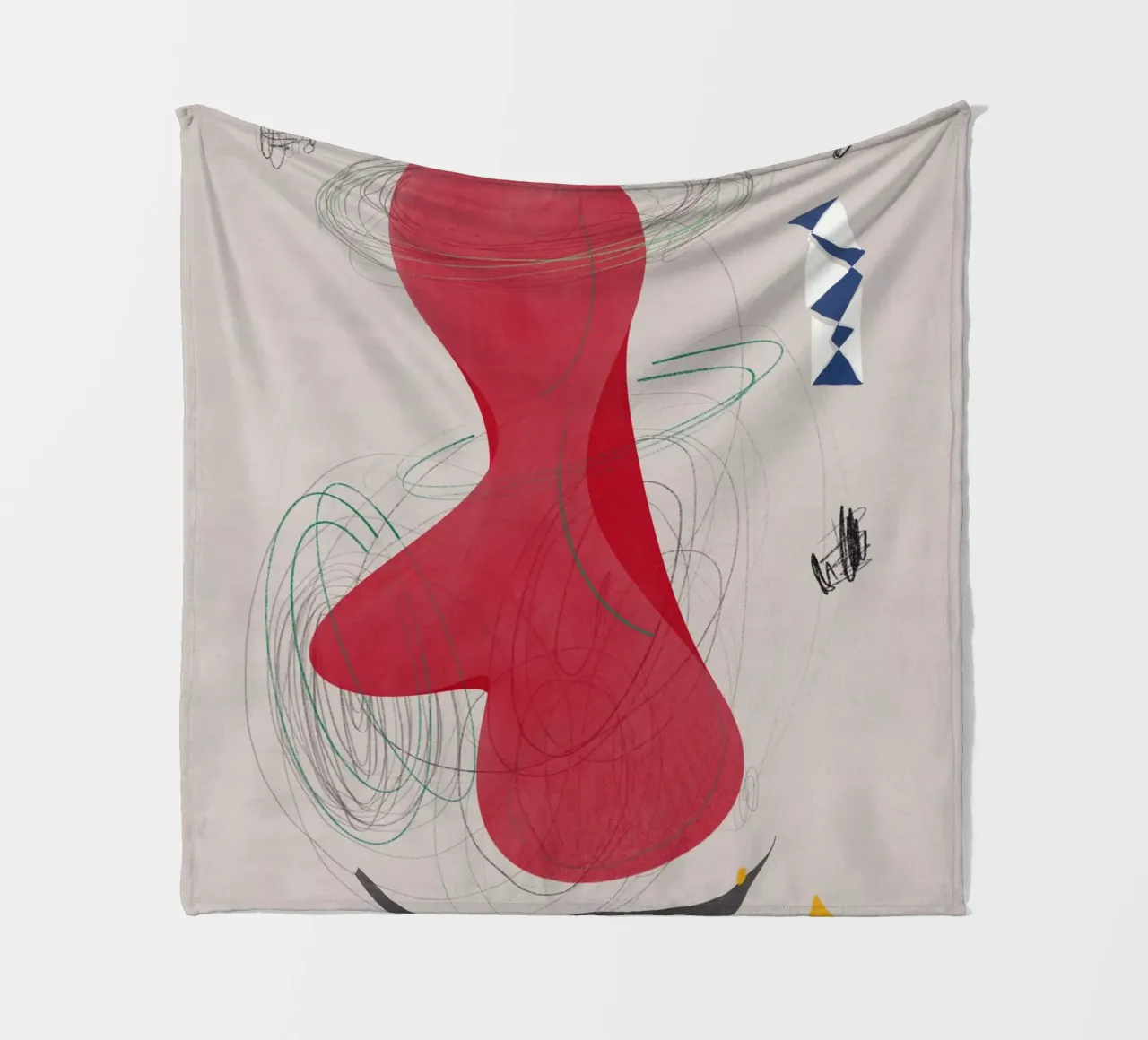 Abstrakte Zusammensetzung Fleecedecke von Little Dean