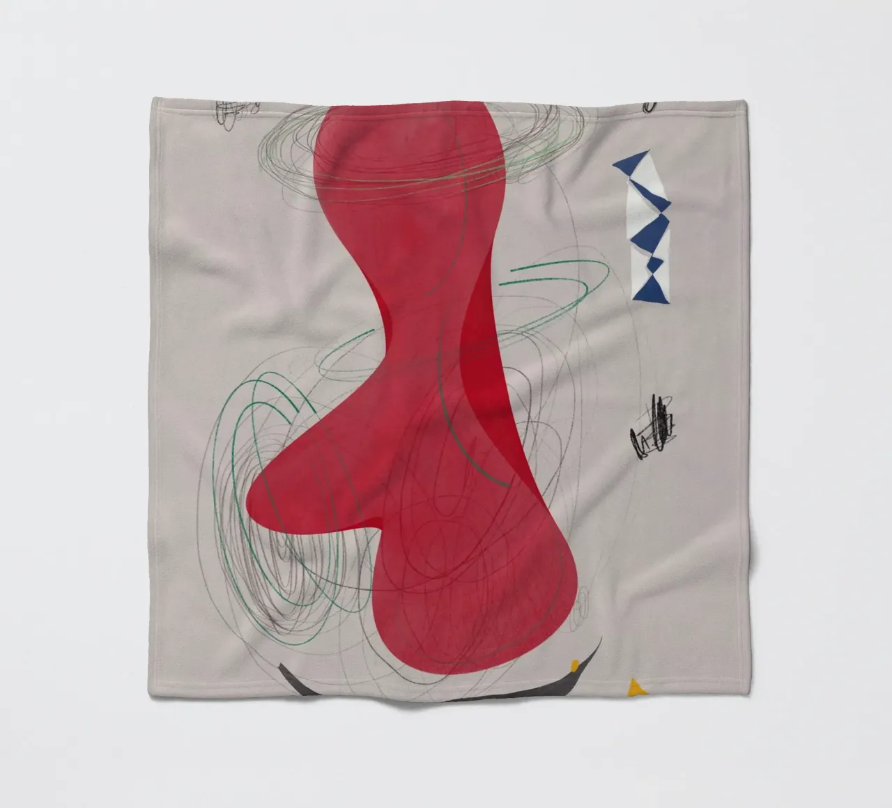 Abstrakte Zusammensetzung Fleecedecke von Little Dean