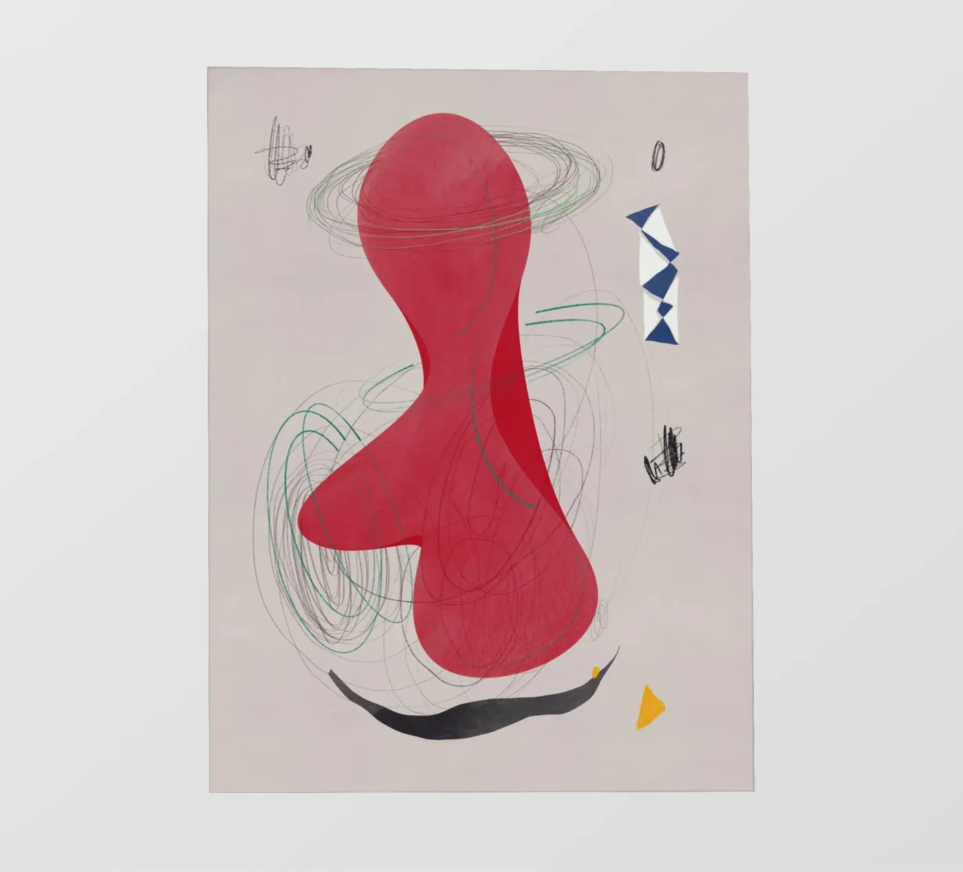 Composizione astratta pellicola backlit da Little Dean