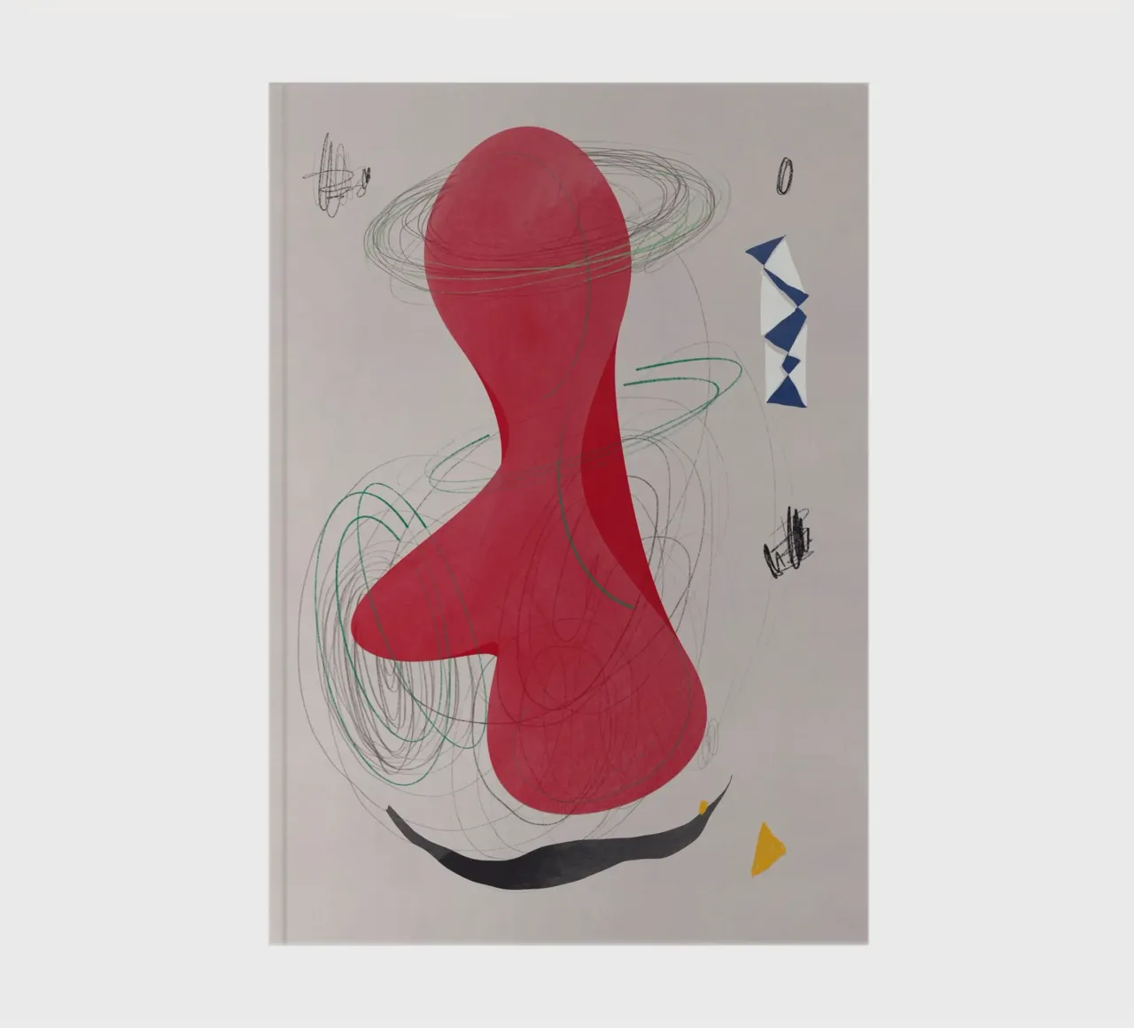 Abstract composition notebook by Little Dean