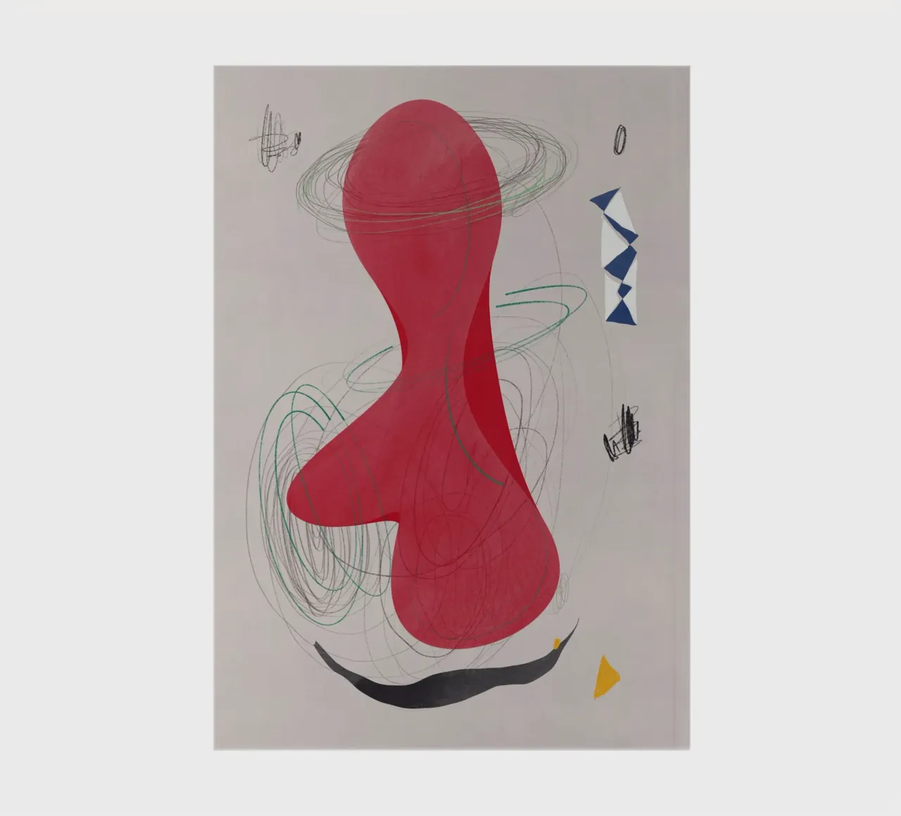 Abstract composition notebook by Little Dean