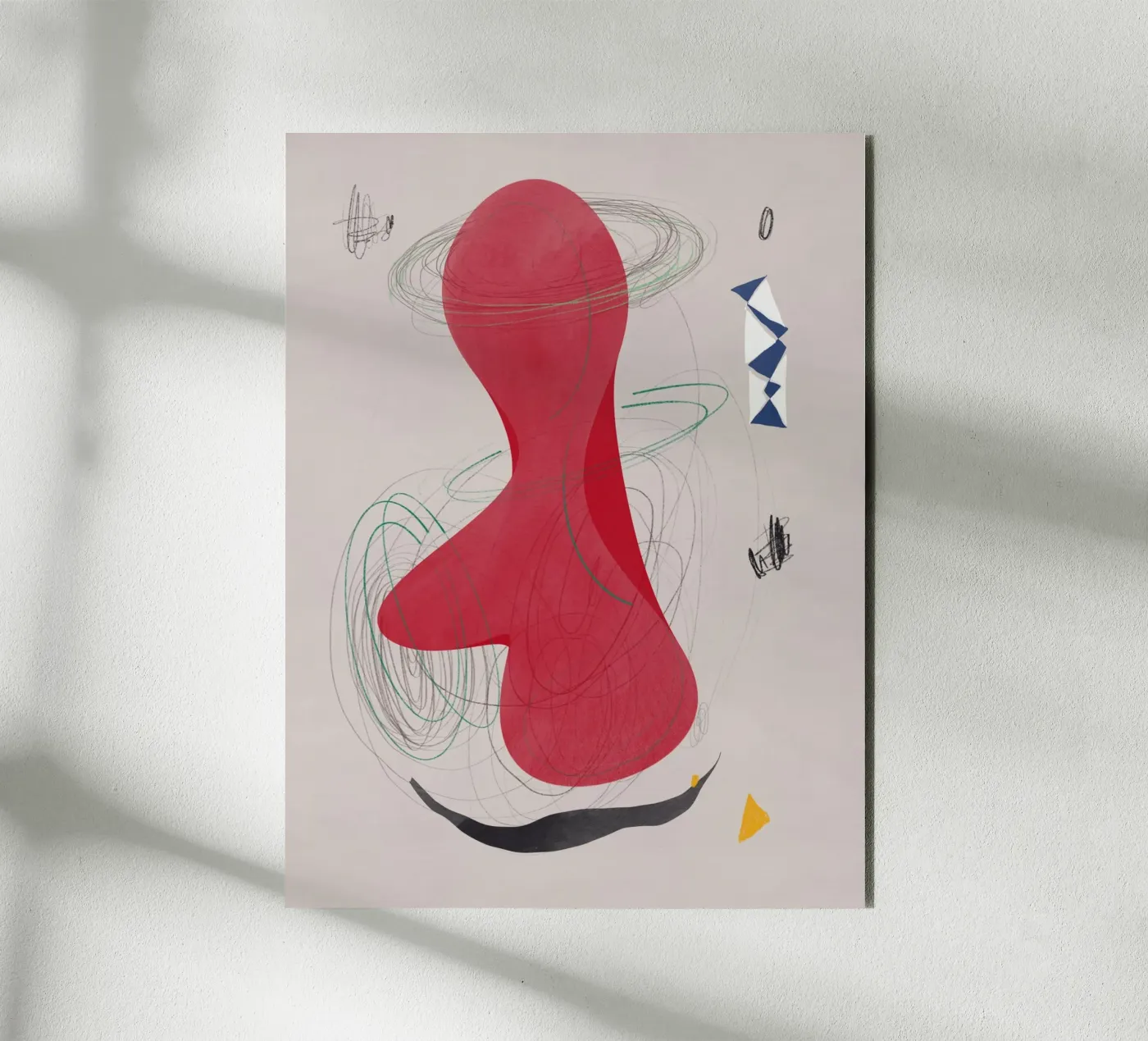 Abstract composition forex plate by Little Dean