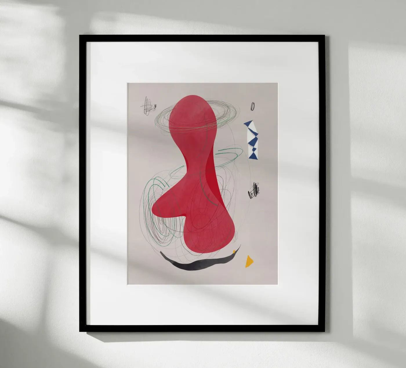 Abstract composition poster by Little Dean