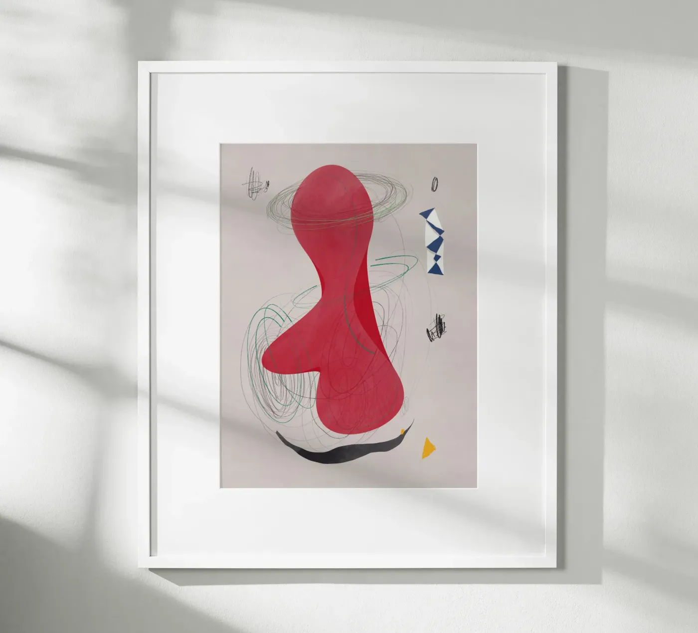 Abstract composition poster by Little Dean