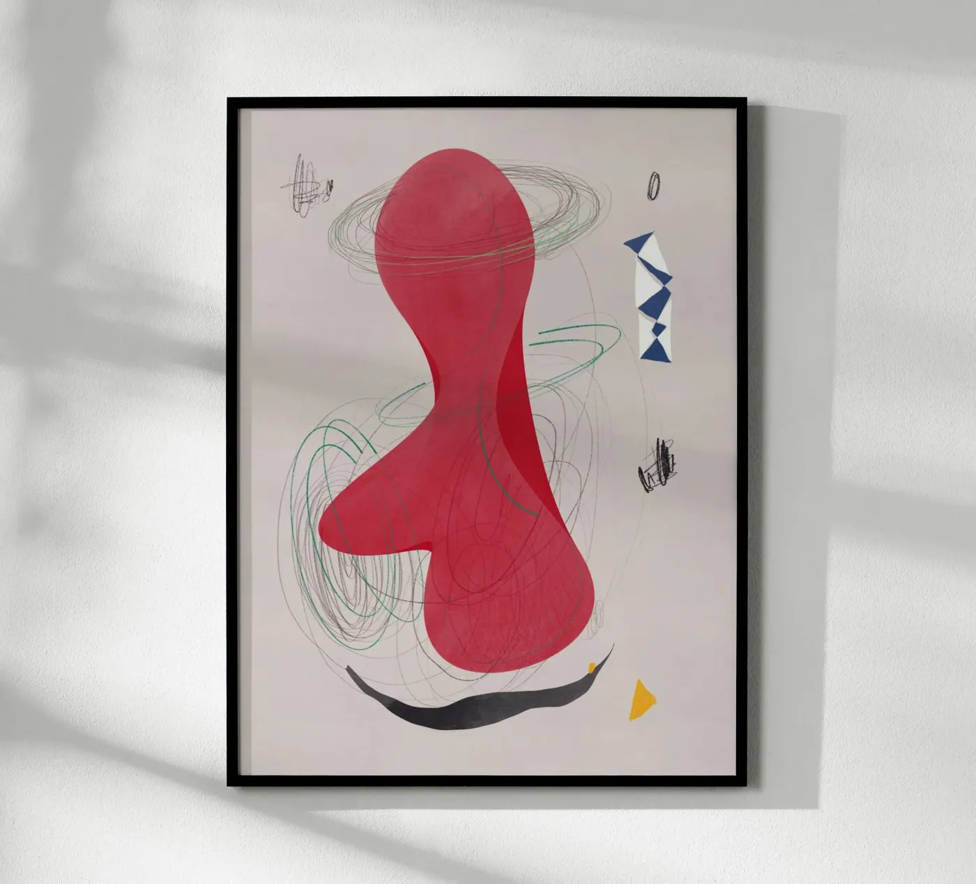 Abstract composition poster by Little Dean