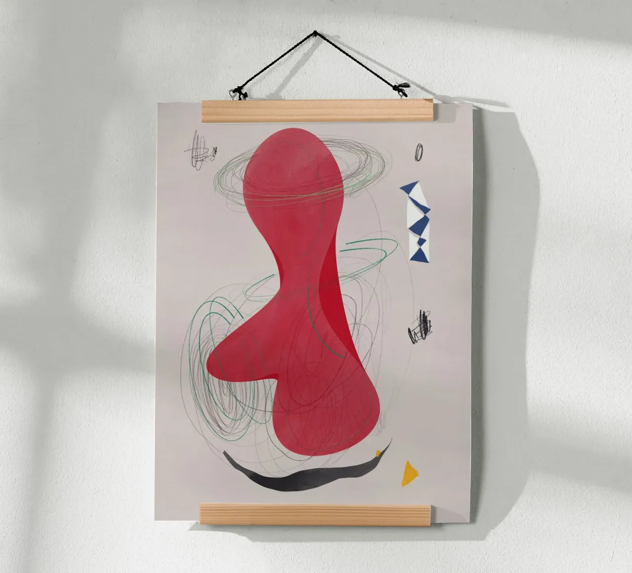 Abstract composition poster by Little Dean