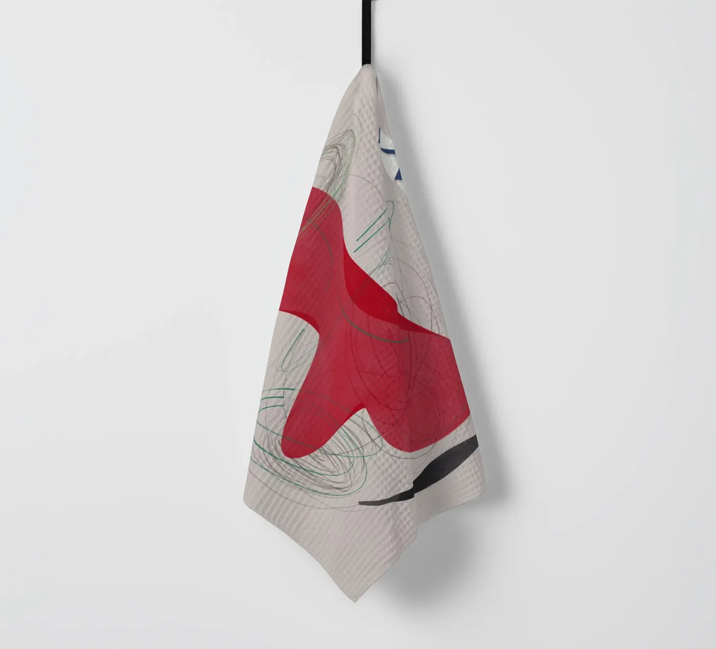 Composition abstraite torchon de Little Dean