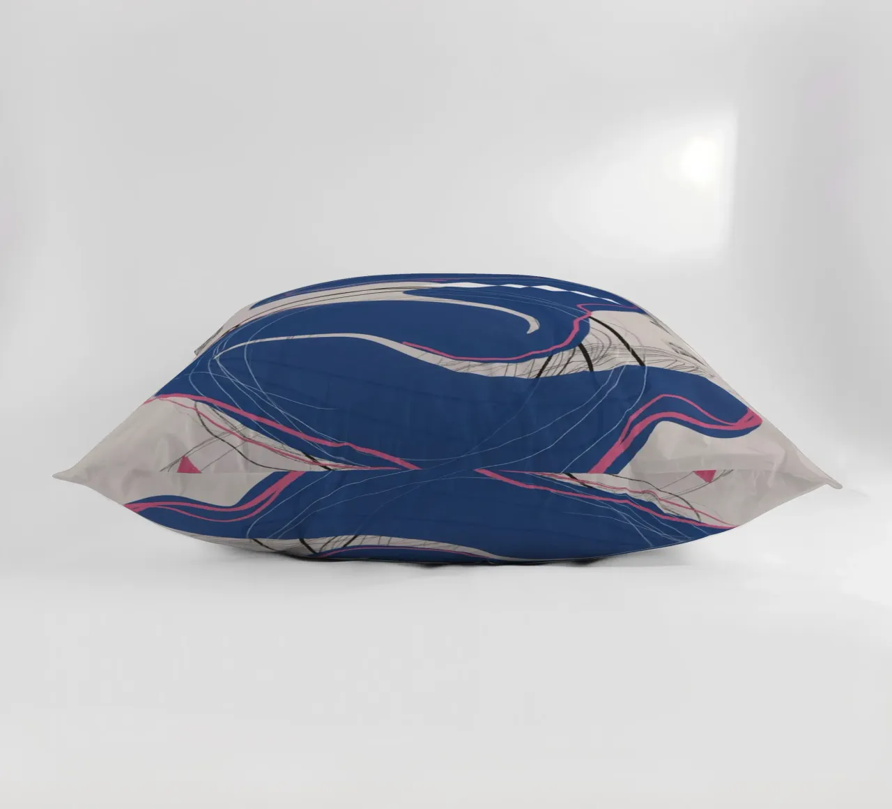 Composizione astratta 02 cuscino da Little Dean