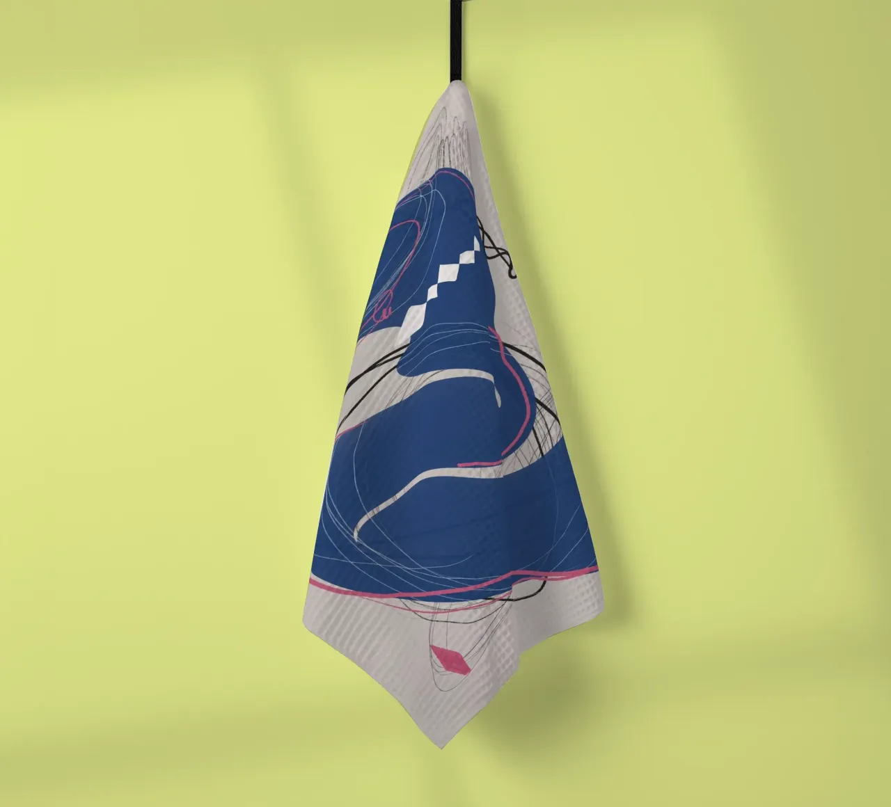 Composizione astratta 02 canovaccio da cucina da Little Dean