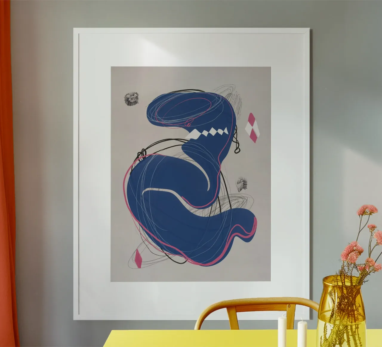 Composizione astratta 02 poster da Little Dean